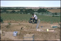 Excavations in west side of roomblock, Porter Area, 5MT1, 1966 (SL-YJ-168)