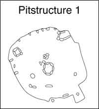 Plan Map of Pitstructure 1, Stevenson Area